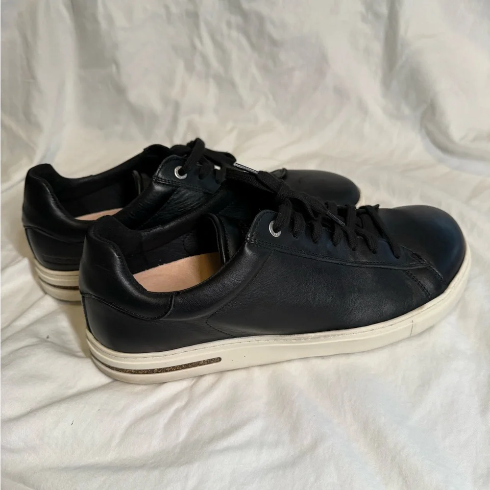 Birkenstock Bend Low Black Leather Sneakers EU 43 US 10–10.5 GUC - Picture 2 of 11